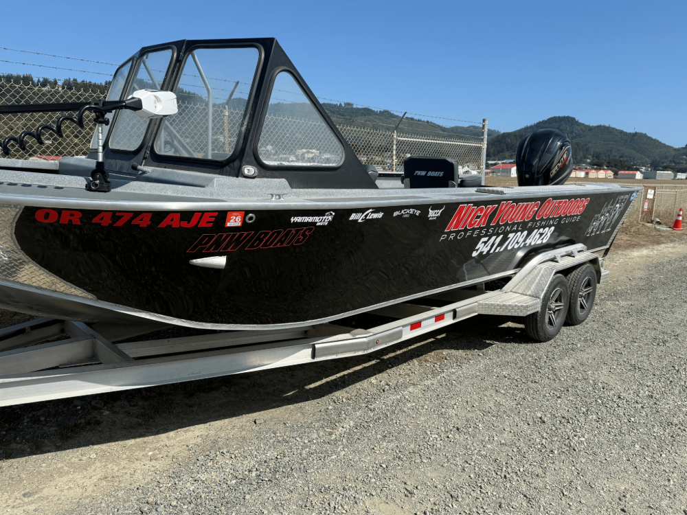 Nick Young Outdoors fishing boat on Lake Havasu